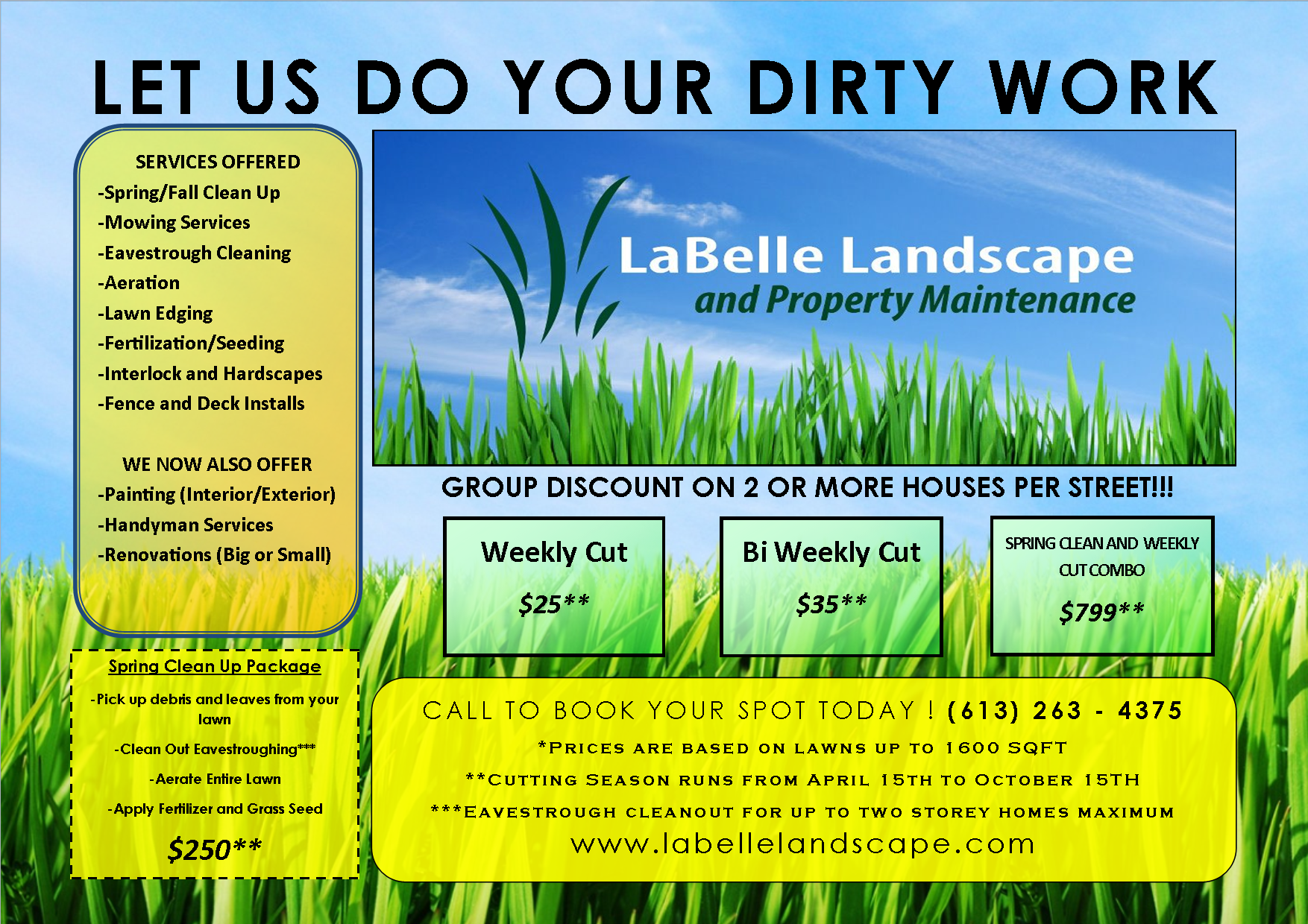 Couvers: Access Ideas for landscaping flyers Inside Landscaping Flyer Templates